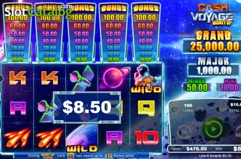 Скрин3. Cash Voyage слот