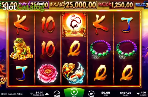 Скрин2. Laughing Dragon слот
