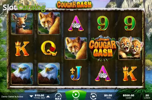 Скрин2. Cougar Cash слот