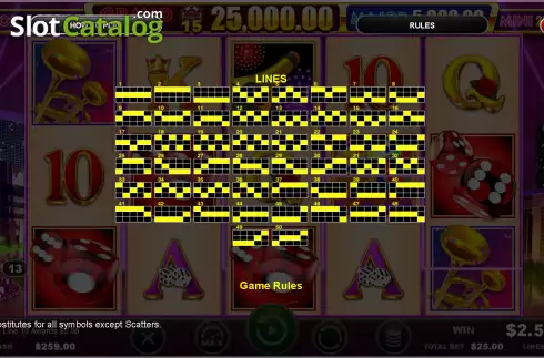 Скрин6. Vegas Fiesta Grand слот