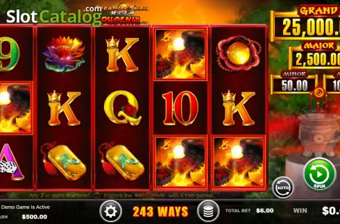 Скрин2. Treasure Spirits Phoenix слот