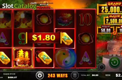 Скрин3. Treasure Spirits Phoenix слот