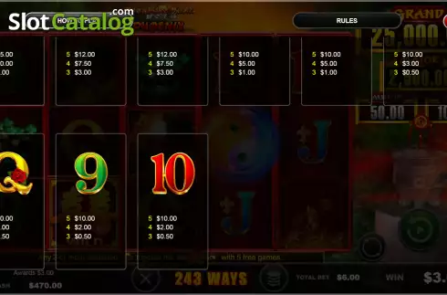 Скрин7. Treasure Spirits Phoenix слот
