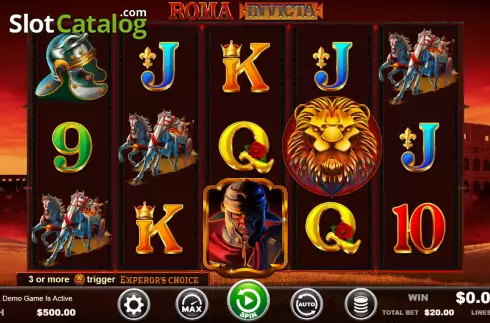 Скрин2. Roma Invicta слот