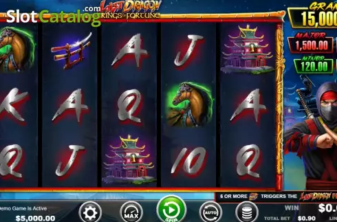 Скрин2. Last Dragon - Rings of Fortune слот