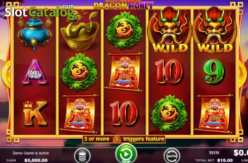 Скрин2. Rapid Feature Dragon Money слот
