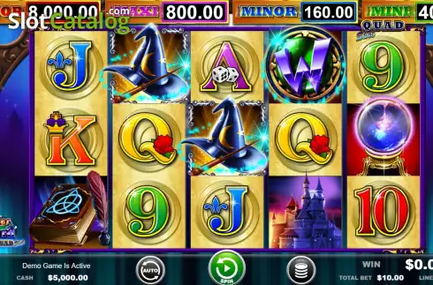 Скрин2. Wonder Wizard Quad Shot слот