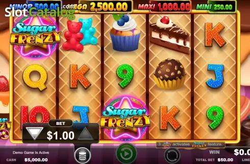 Скрин2. Sugar Frenzy Cherry Wheel слот