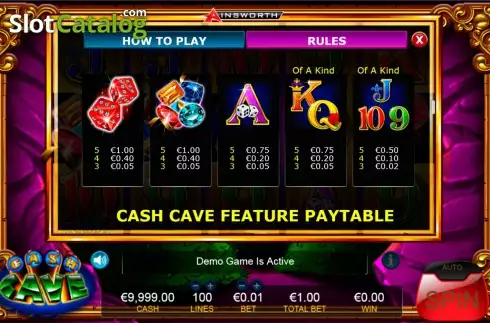 Скрин5. Cash Cave слот