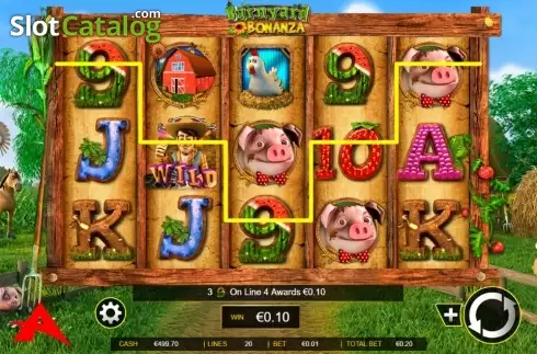 Скрин3. Barnyard Bonanza (Ainsworth) слот