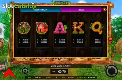 Скрин6. Barnyard Bonanza (Ainsworth) слот