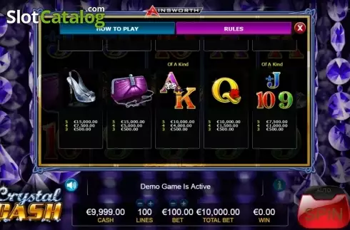 Скрин3. Crystal Cash слот