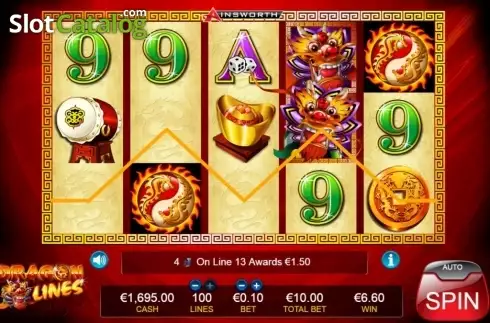 Скрин4. Dragon Lines слот