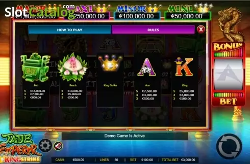 Скрин6. Jade Emperor (Ainsworth) слот