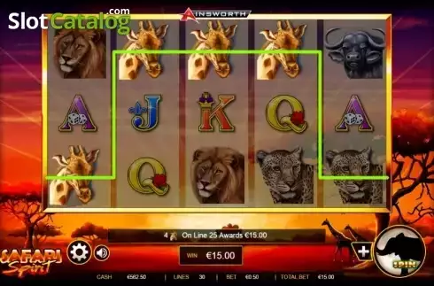 Скрин3. Safari Spirit слот