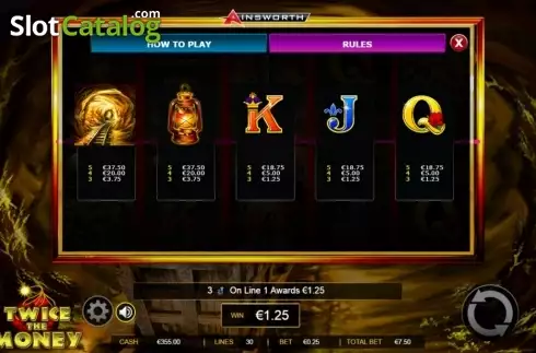Скрин6. Twice The Money слот