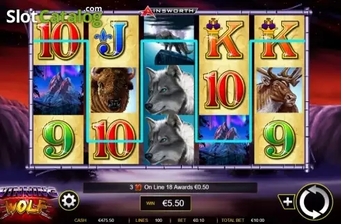 Скрин4. Winning Wolf слот