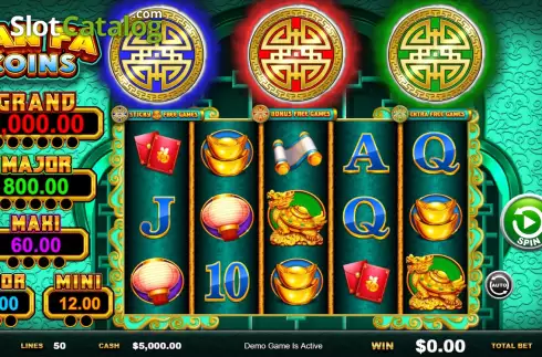 Скрин2. San Fa Coins слот