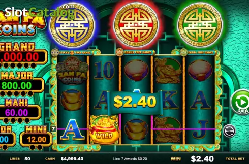Скрин3. San Fa Coins слот