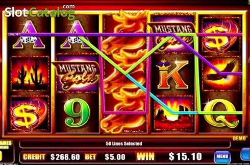 Скрин4. MultiPlay Mustang Series слот