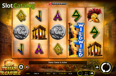 Скрин2. Trojan Treasure слот