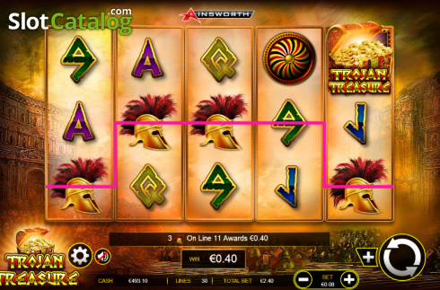 Скрин3. Trojan Treasure слот