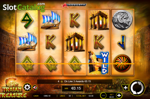 Скрин4. Trojan Treasure слот
