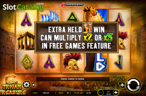 Скрин5. Trojan Treasure слот