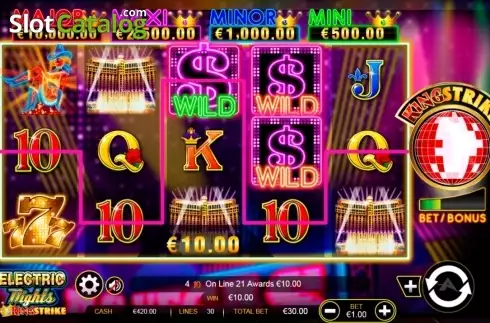 Скрин3. Electric Nights King Strike слот