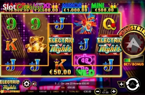 Скрин4. Electric Nights King Strike слот