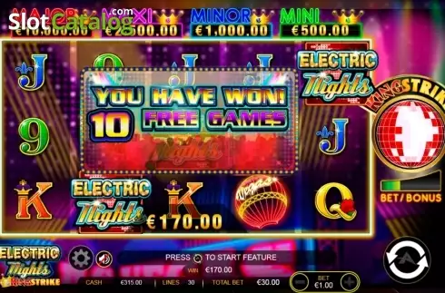 Скрин5. Electric Nights King Strike слот