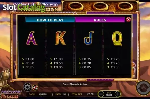 Скрин4. Fortune falcon wild respins слот