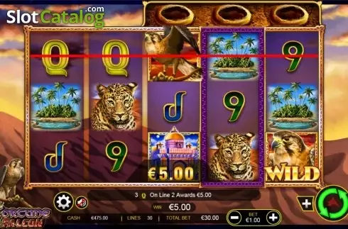 Скрин8. Fortune falcon wild respins слот