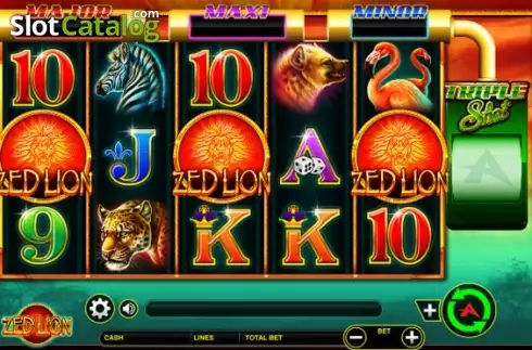 Скрин2. Zed Lion Triple Shot слот
