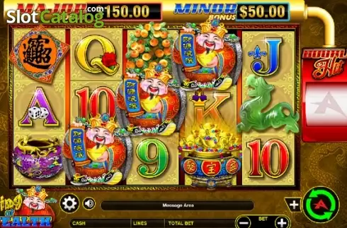 Скрин2. King of Wealth Double Hit слот