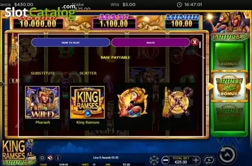 Скрин6. King Ramses слот