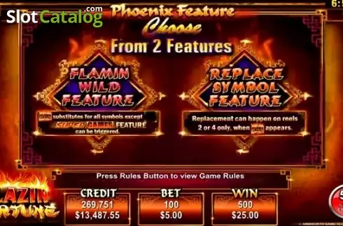 Скрин5. Blazin Fortune слот