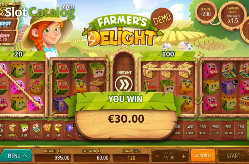 Скрин5. Farmers Delight слот