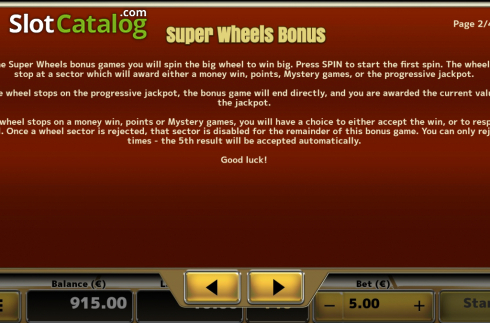 Скрин8. Super Wheels Progressive слот