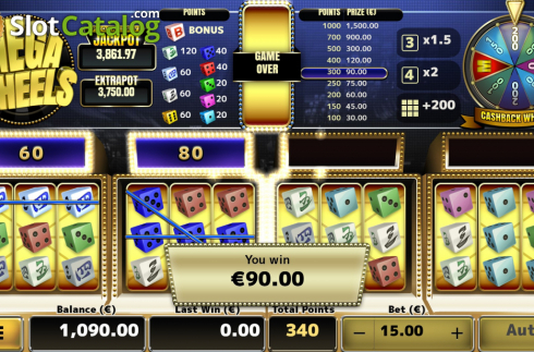 Скрин4. Mega Wheels (Air Dice) слот