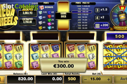Скрин3. Mega Wheels (Air Dice) слот