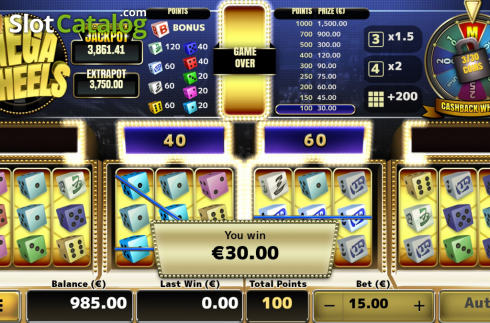 Скрин7. Mega Wheels (Air Dice) слот