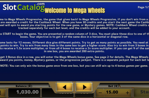 Скрин8. Mega Wheels (Air Dice) слот