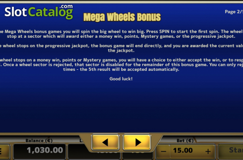 Скрин9. Mega Wheels (Air Dice) слот
