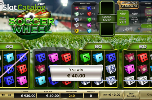 Скрин6. Soccer Wheel слот