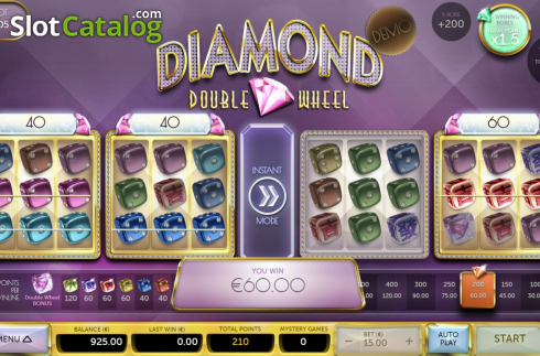 Скрин4. Diamond Double Wheel слот