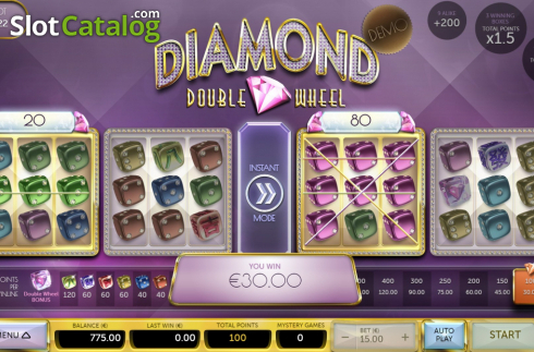 Скрин6. Diamond Double Wheel слот