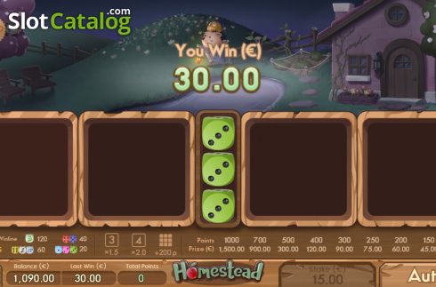 Скрин3. Homestead слот