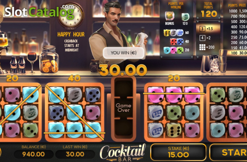 Скрин4. Cocktail Bar (Air Dice) слот