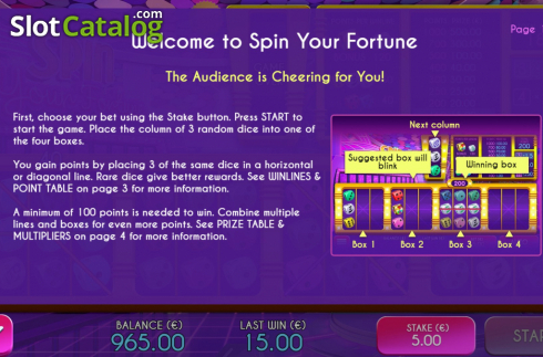 Скрин7. Spin Your Fortune слот
